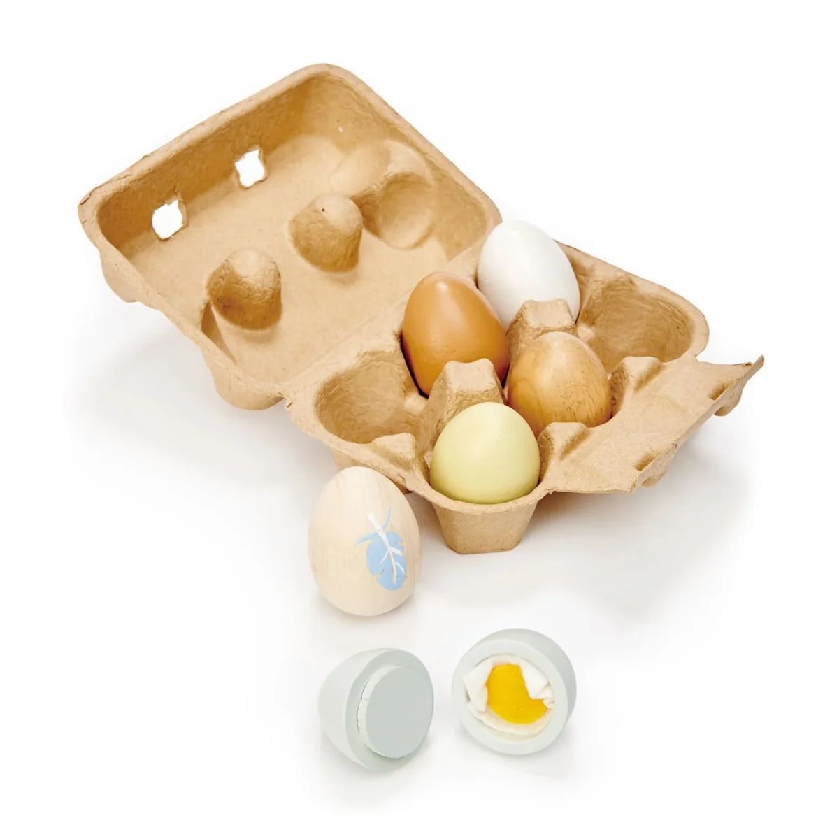 Trendy Wooden Eggs Authentic