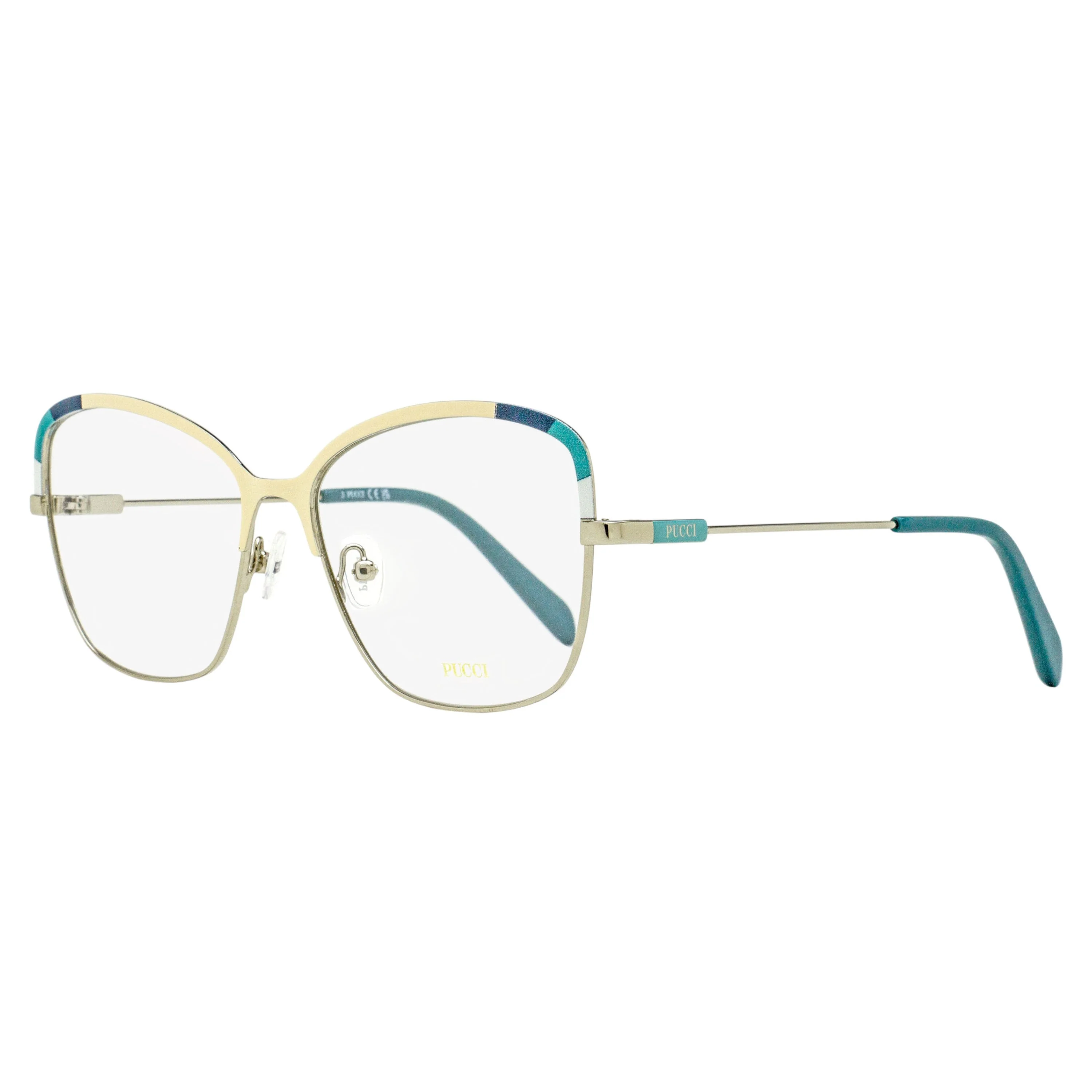 Sophisticated Emilio Pucci Color Block Eyeglasses Selected
