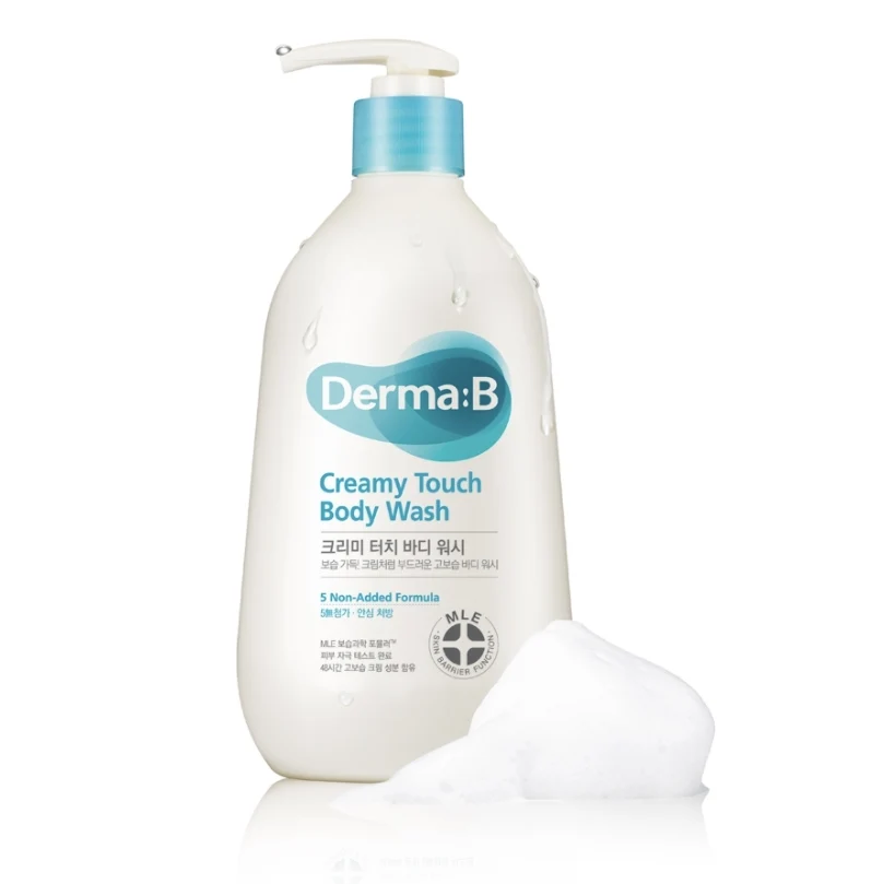 Lightweight DERMA B Creamy Touch Body Wash 400ml Prestigious