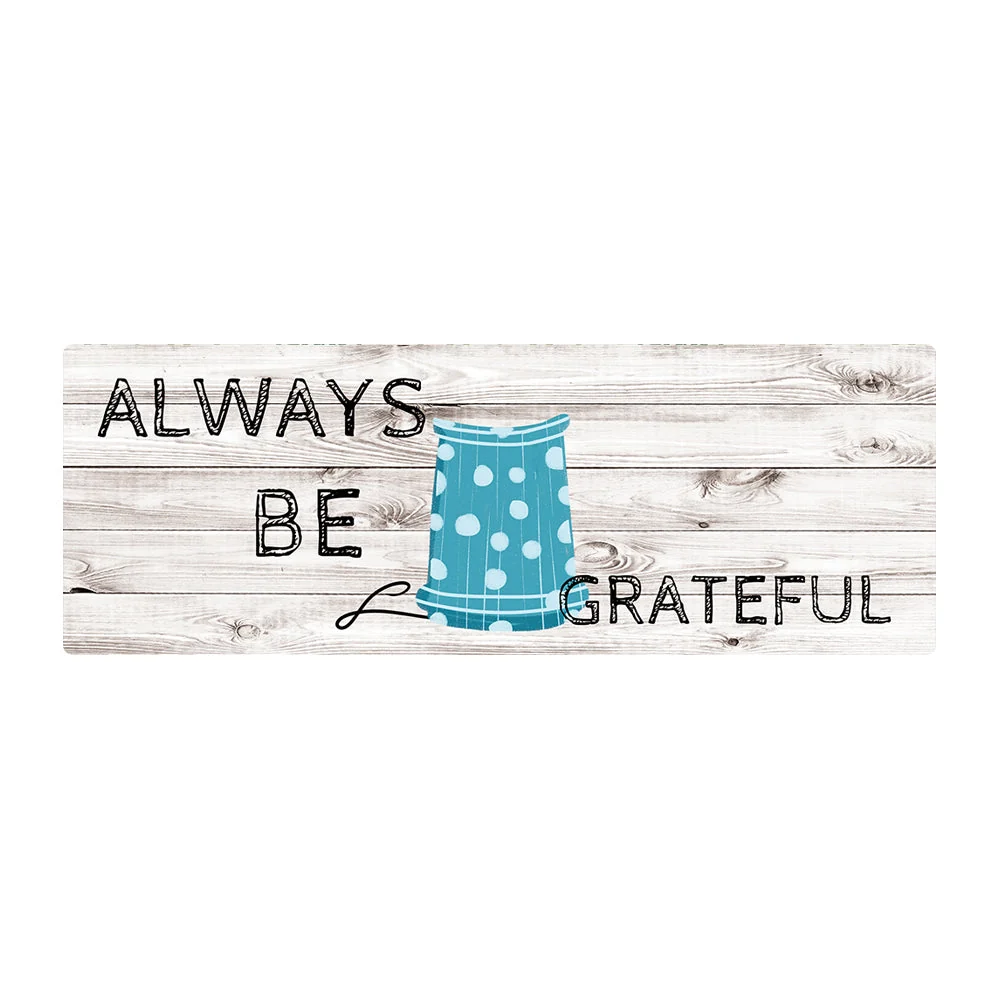 Versatile 19.6 in. x 55 in. Anti-Fatigue Kitchen Runner Mat Grateful Convenient