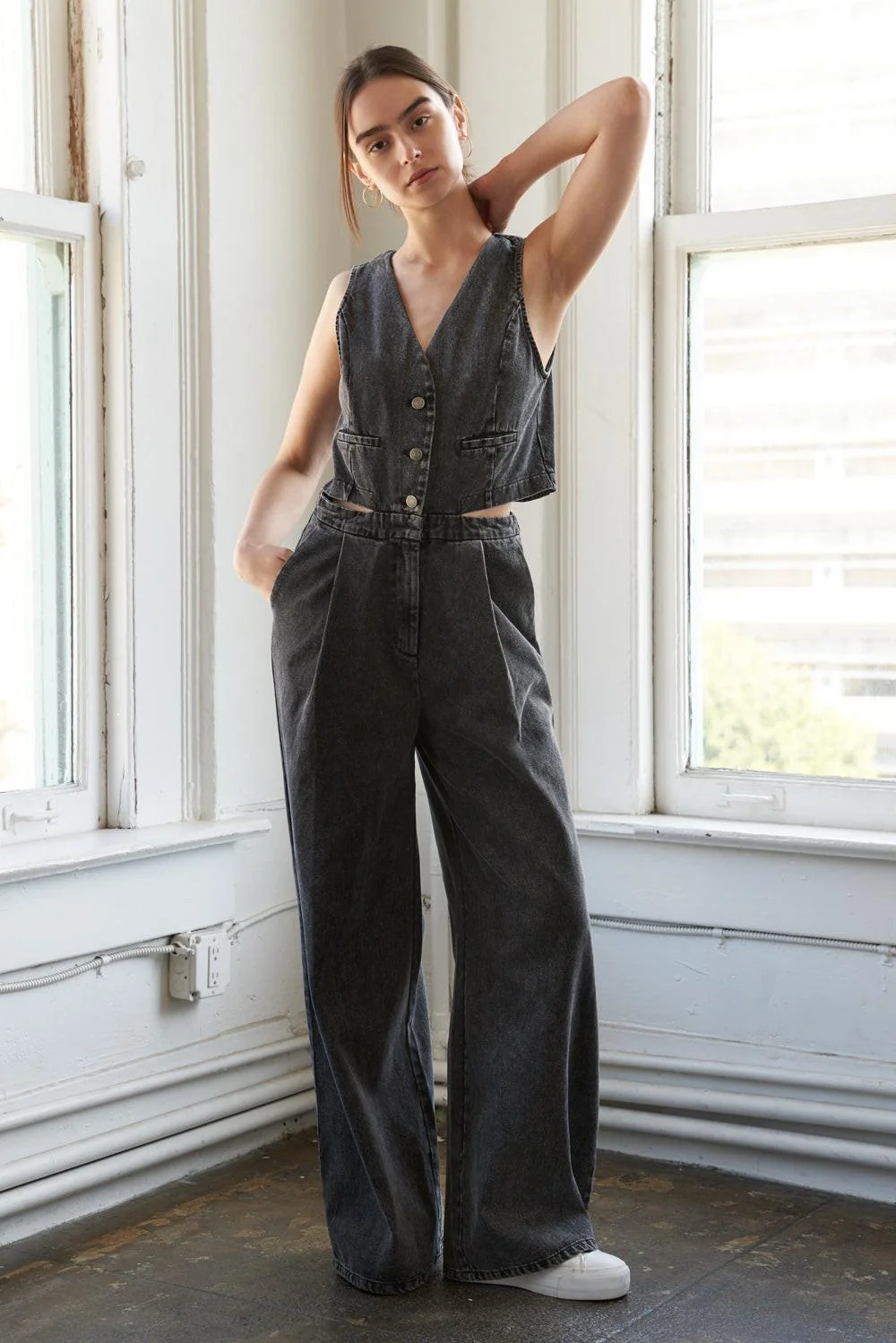 Proven Rain or Shine Denim Jumpsuit Optimized