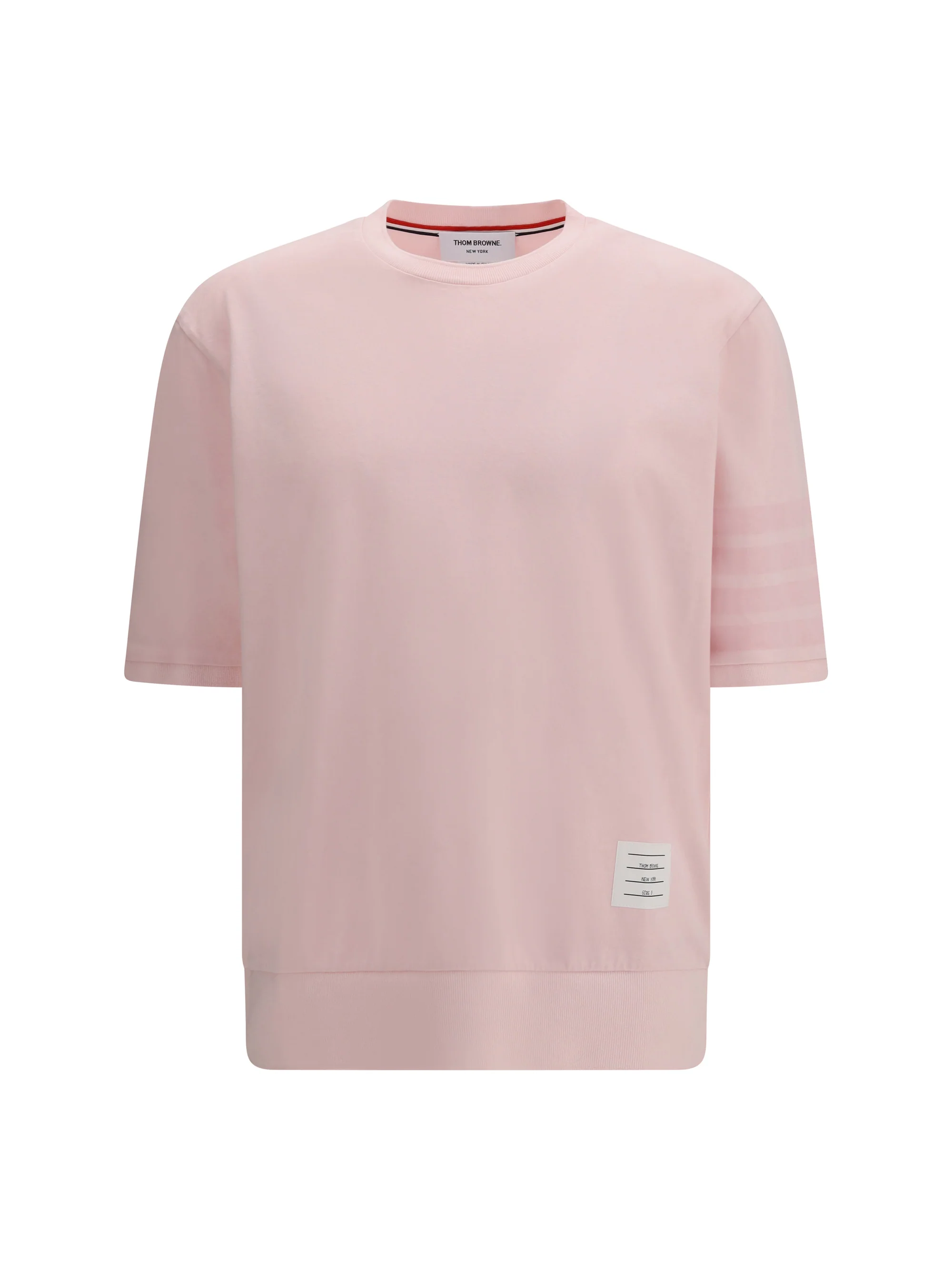 Sophisticated T-Shirt 4-Bar Light Pink Solid