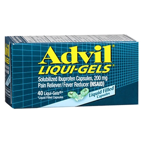 Smooth Advil Advanced Medicine For Pain 200Mg Liqui-Gels - 40 Ea Efficient