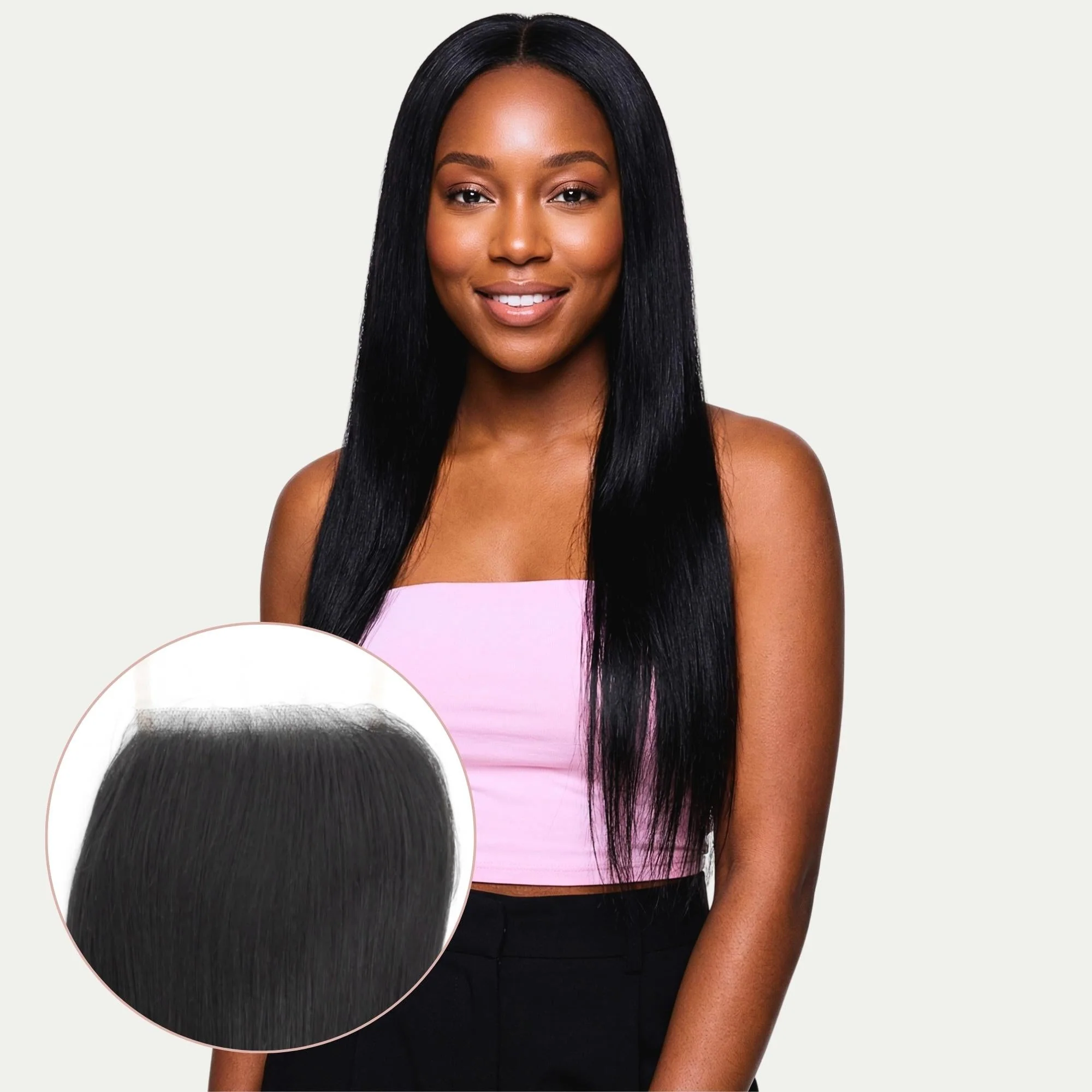 Easy-to-Use Brazilian Silky Straight 4x4 Transparent Lace Human Hair Closure Outstanding