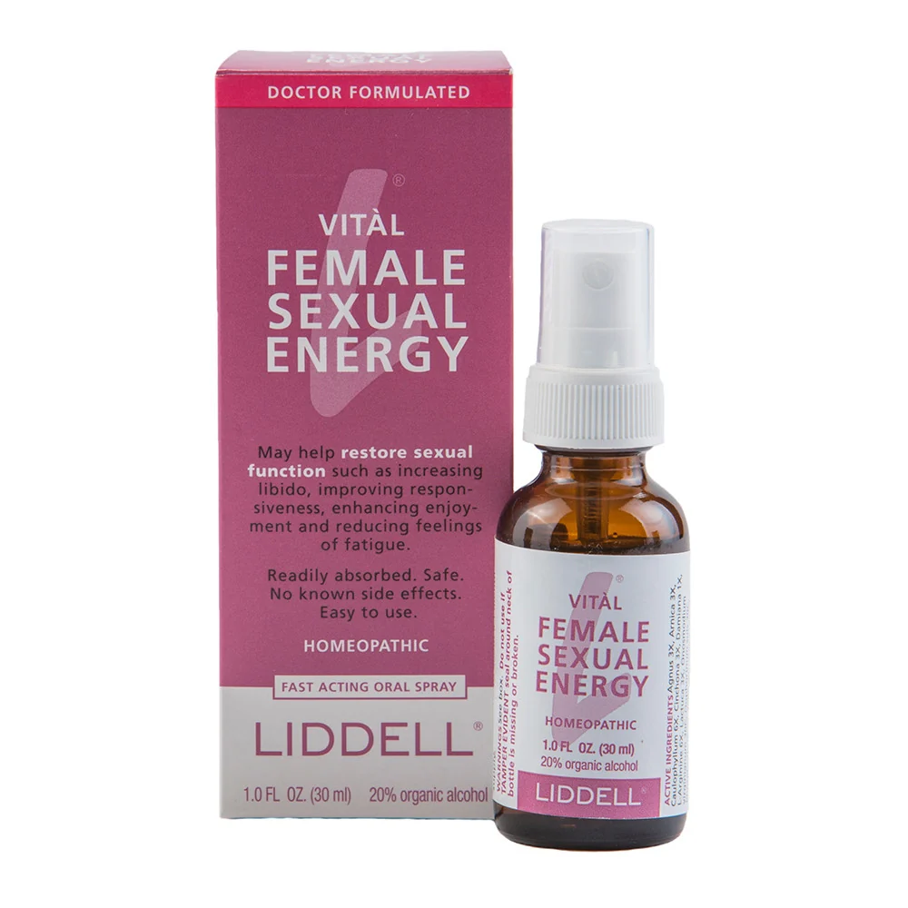 Organic Liddell homeopathic Vital Energy Sexual Energy 1 oz Powerful