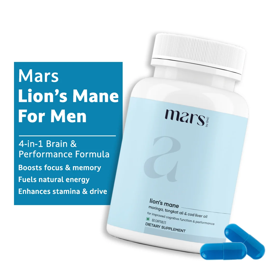 Proven Mars Pure Lion s Mane Caps - Monster Energy Brain Power All-Night Endurance Superior