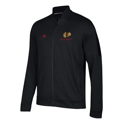 Official adidas Men's NHL Chicago Blackhawks Team Issue Bomber Natural