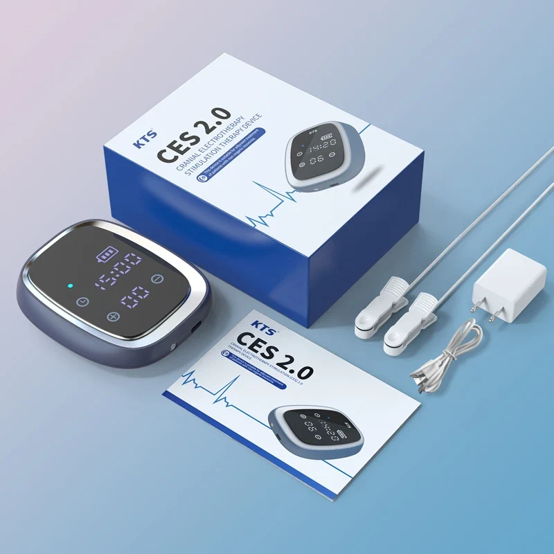 Professional KTS Sleep Aid Device - CES Therapy for Anxiety Depression Insomnia Fast Sleep Refined