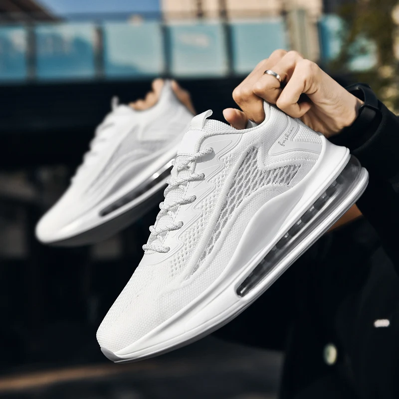 Modern Men's Lightweight Full Air Cushion Running Shoes Breathable Non-Slip
