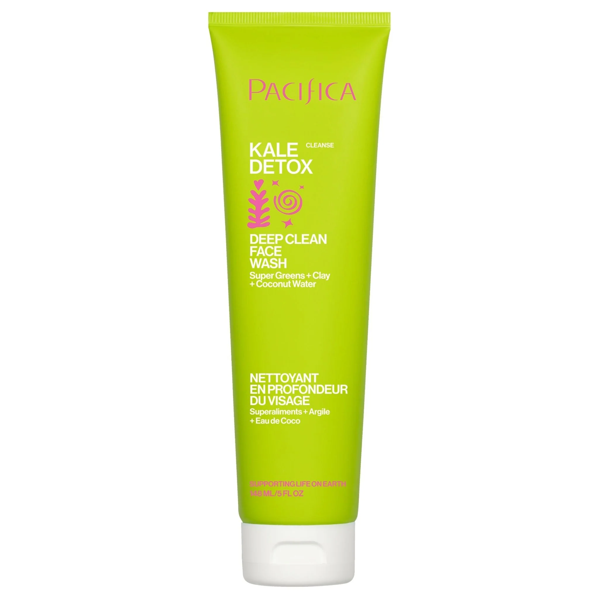 Easy-to-Use Kale Detox Deep Cleaning Face Wash Expertly Made