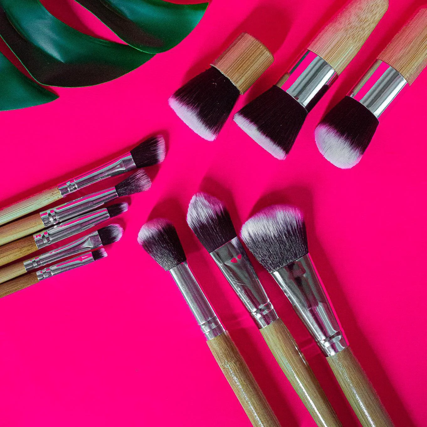 Flexible Bamboo Makeup Brushes Breathable