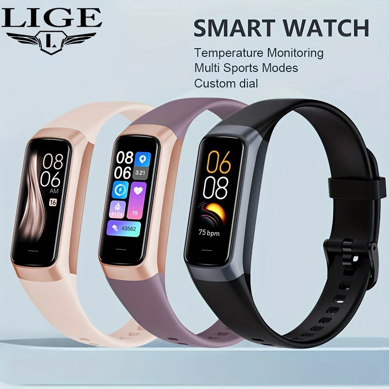 Clean LIGE Sport Watch – Waterproof Fitness Stylish Gift Refined