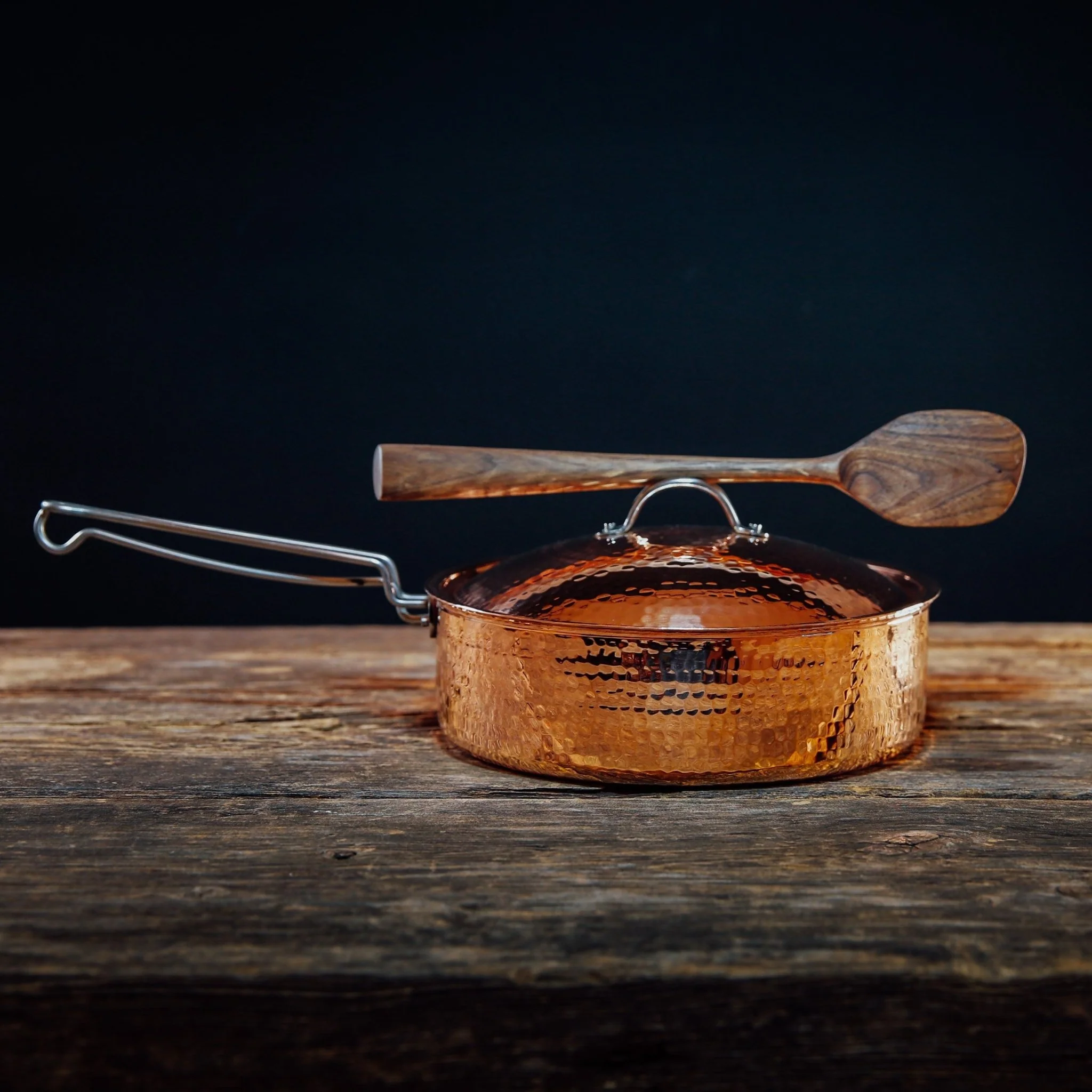 Sophisticated Copper Saute Pan With Lid 3 quart Authentic