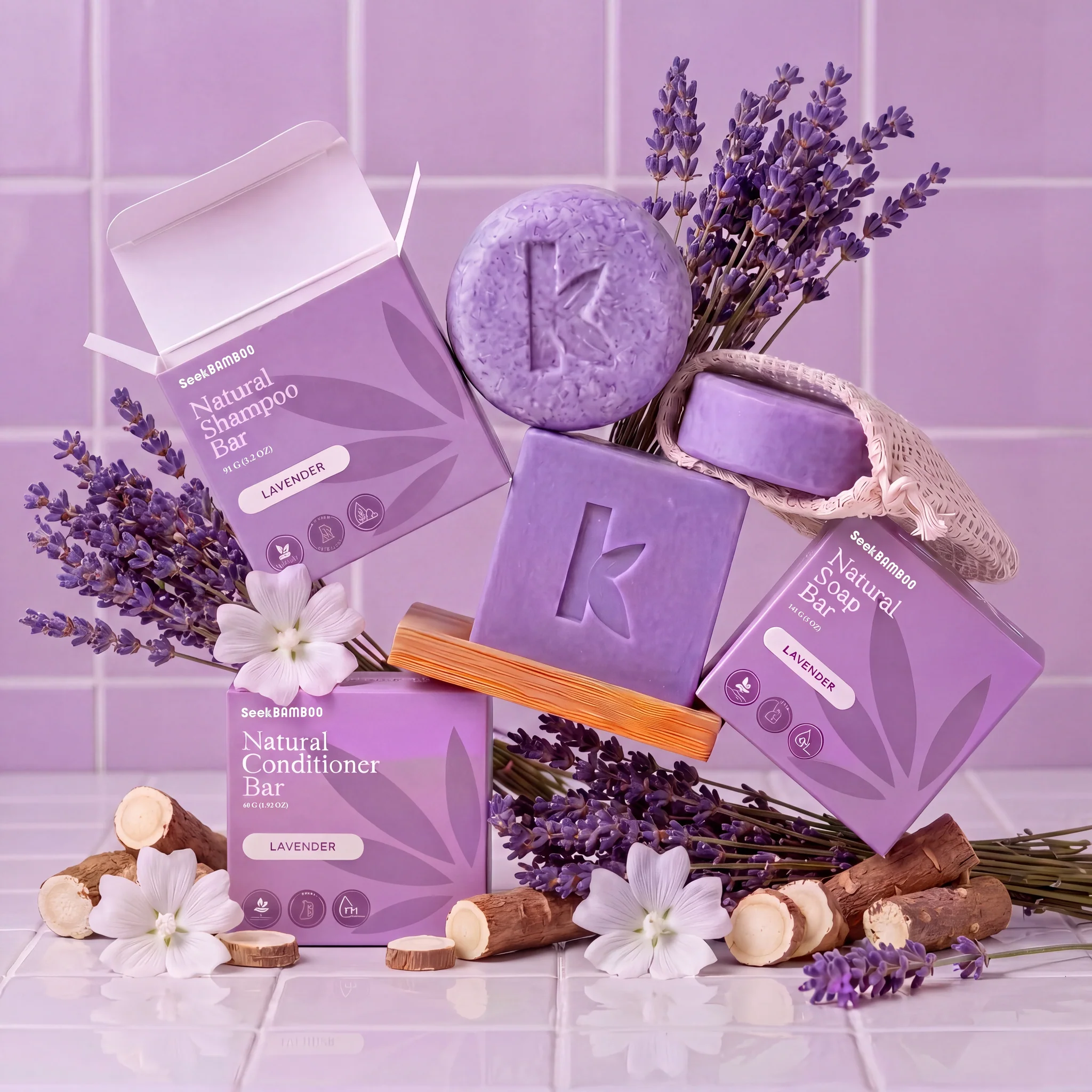 Smart Lavender Shower Bundle Easy-to-Use