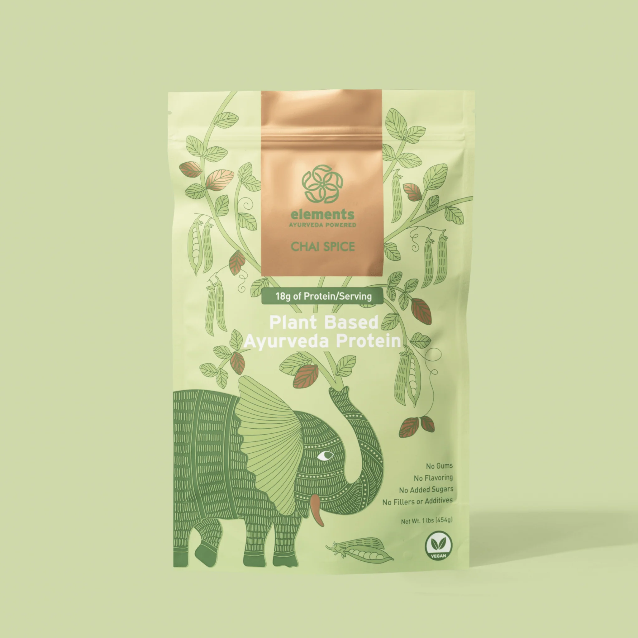 Secure Plant Based Protein Powder Chai Spice 14 Servings Dependable
