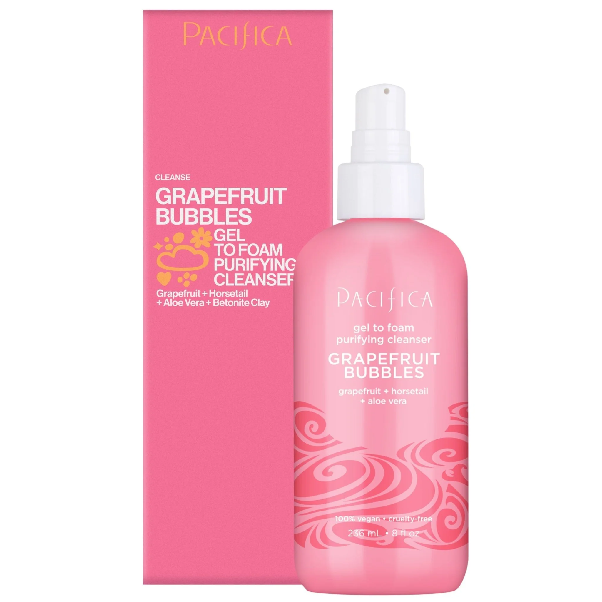 Soft Grapefruit Bubbles Gel to Foam Purifying Cleanser High-Grade