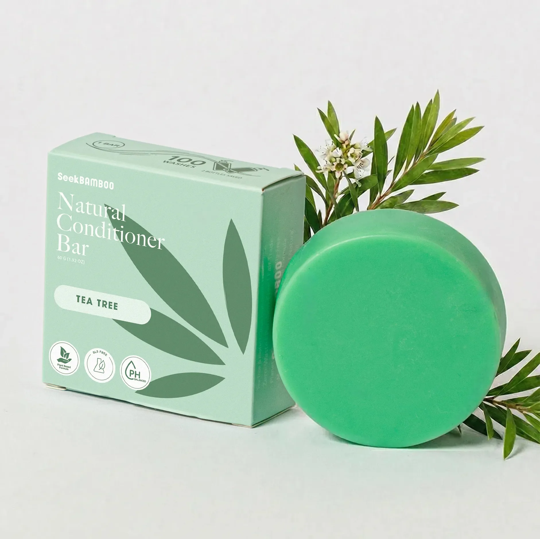 Fine Crafted Tea Tree Conditioner BarTea Tree Shower Bundle Next-Generation