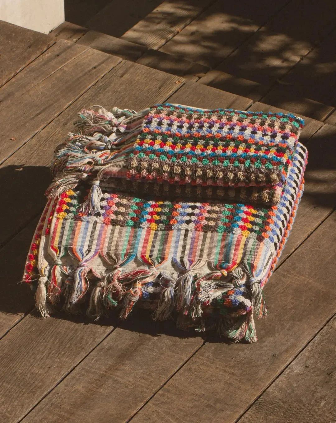 Casual Organic Cosmic Rainbow Towel Elegant