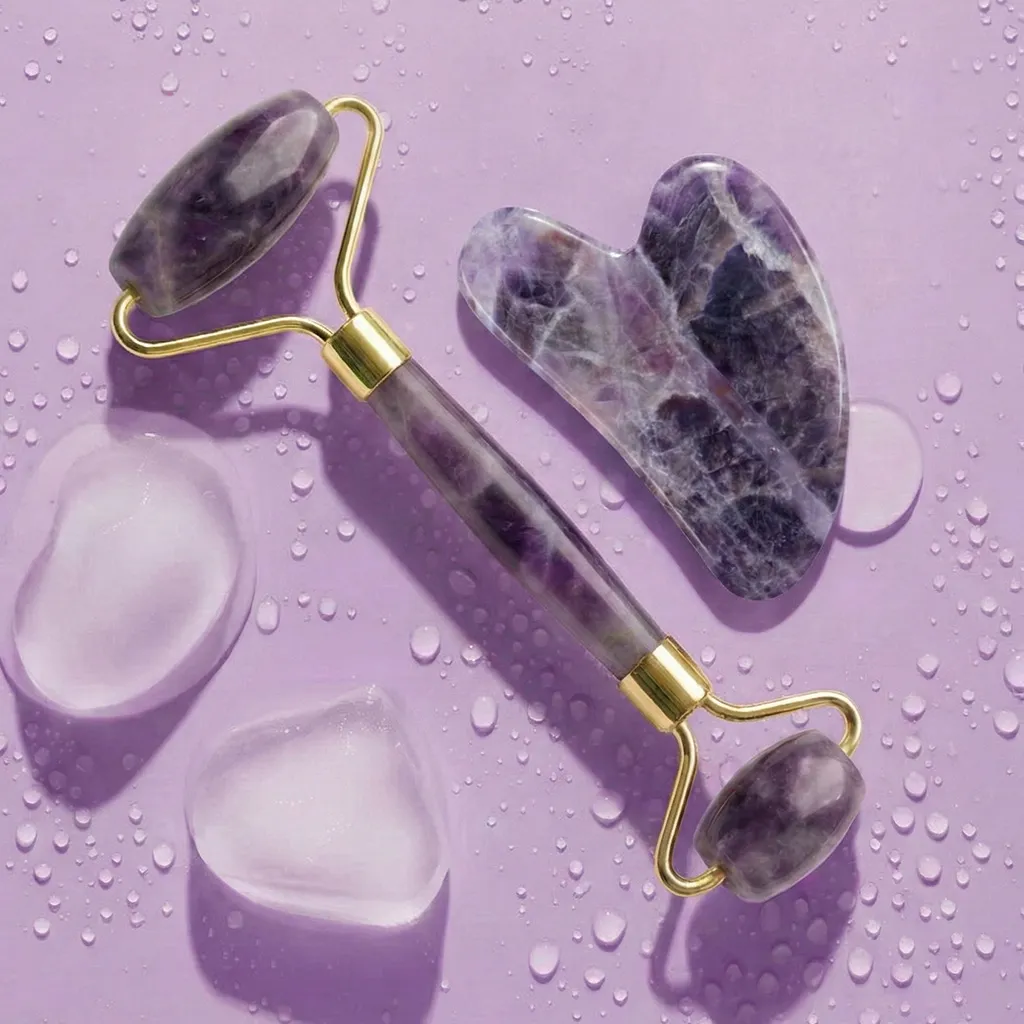 Outstanding Amethyst Roller and Gua Sha Trusted