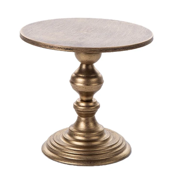 First-Class Maxbell Wedding Birthday Cake Stand Metal Cupcake Dessert Holder Rack Retro Gold Official
