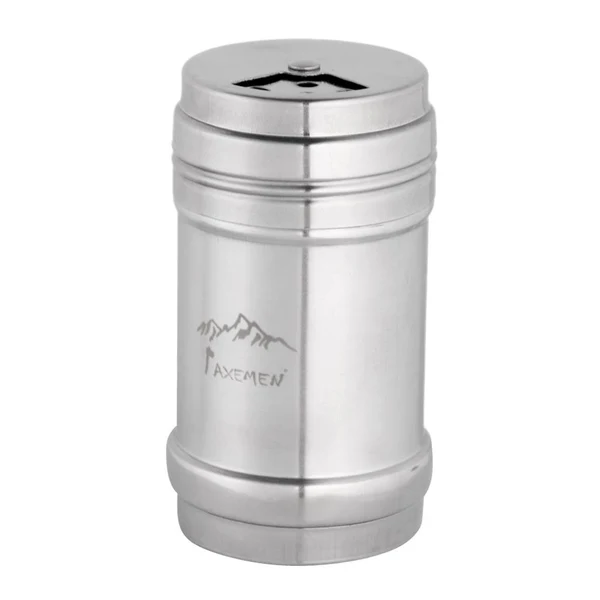 Certified Maxbell Outdoor Hiking Camping Kitchen Utensils Salt Pepper Shaker Stainless Steel Condiment Dispenser Silver M Reliable