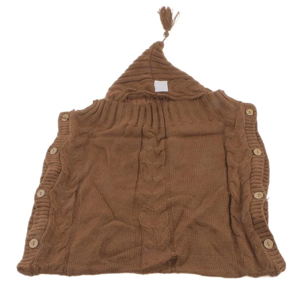 Durable Maxbell Baby Hand Knitted Newborn Baby Sleeping Bag Knit Cocoon Pod Sleeping Bag Brown Smart