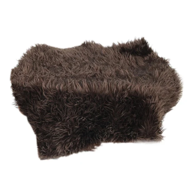 User-Friendly Maxbell Newborn Baby Faux Fur Blanket Basket Stuffer Photography Photo Props Coffee Luxury