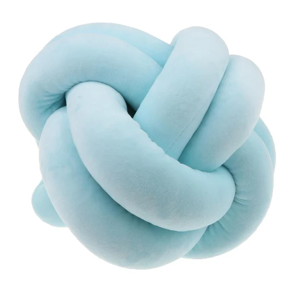 Original Maxbell Soft Knot Cushion Ball Home Sofa Baby Sleep Throw Pillows Decoration Blue Effective