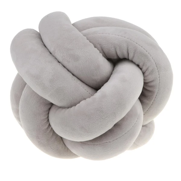 Classic Maxbell Soft Knot Cushion Ball Home Sofa Baby Sleep Throw Pillows Decoration Grey Consistent