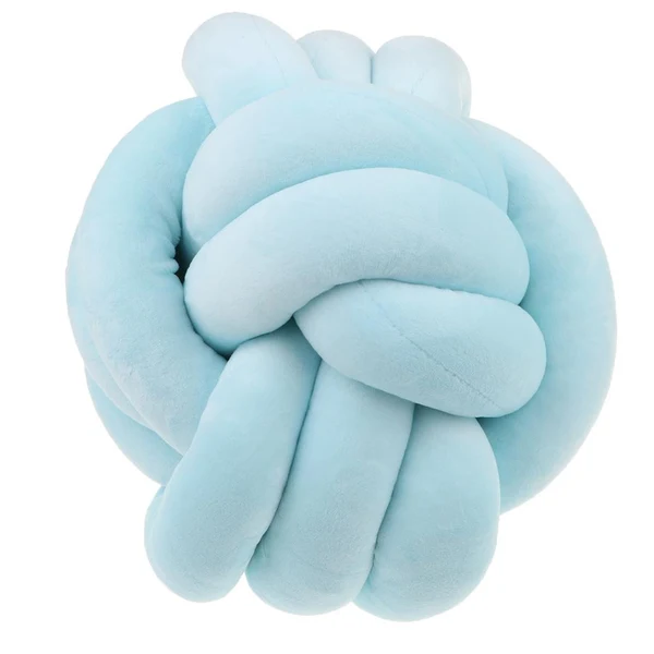 Refined Maxbell Knot Ball Pillows Room Decoration Plush Toys Baby Photography Props Blue Outstanding