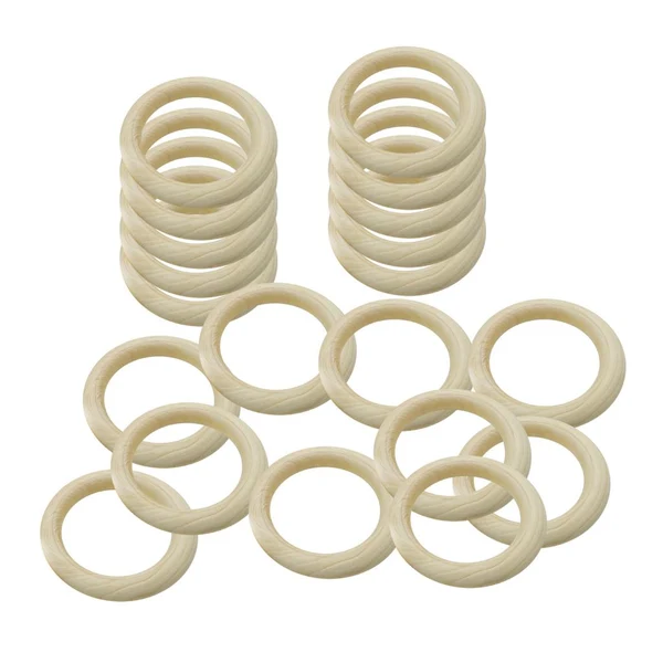 Sophisticated Maxbell DIY Baby Wooden Teething Rings Necklace Bracelet DIY Crafts 65mm 10pcs Original Design