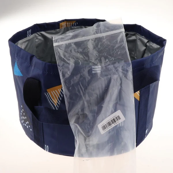Comfortable Maxbell Portable Folding Washbasin Foot Basin Collapsible Dish Tub Bucket Dark Blue Clean