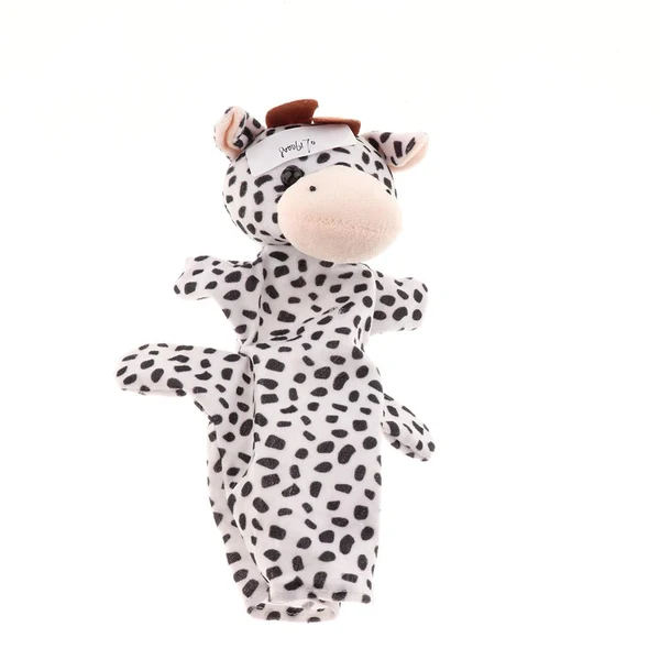 Advanced Maxbell Soft Plush Animal Hand Puppets for Kids Adults Imaginative Play Gift Cow Original