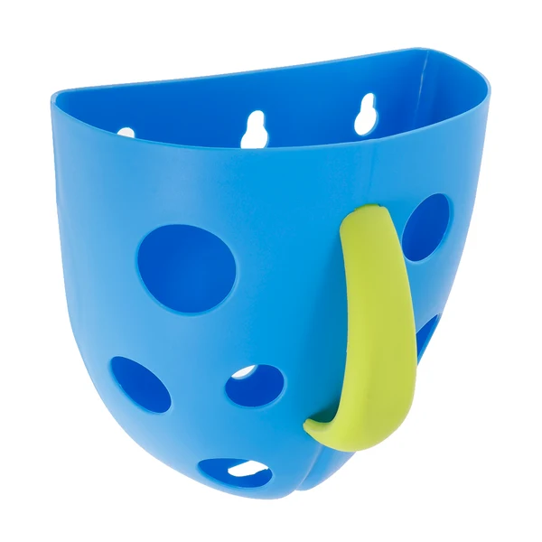 Reusable Maxbell Kids Baby Sucker Self Hanging Hook Bathing Toys Storage Box Bathroom Accessories –Blue Elite