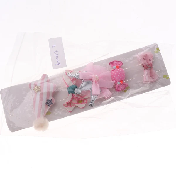 Top-Quality Maxbell Hair Clip Hairpin Baby Girls Kids Barrette Rope Sides Accessories Pink tree Efficient