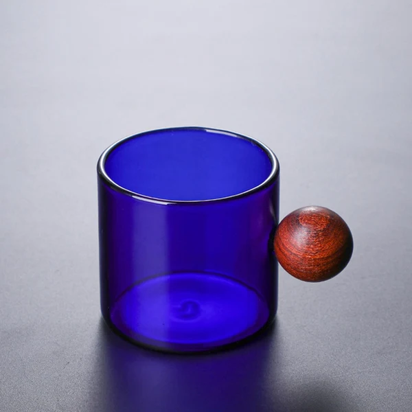 Luxury Maxbell Glass Cup Heat Resistant Liquor Glass Juice Coffee Tea Mug Cafe Amber Eco-Friendly