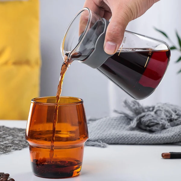 Solid Maxbell Coffee Pot Funnel Dripper Filter Paper Strainer for Buffet Milk Tea Shop Transparent Pot Reliable
