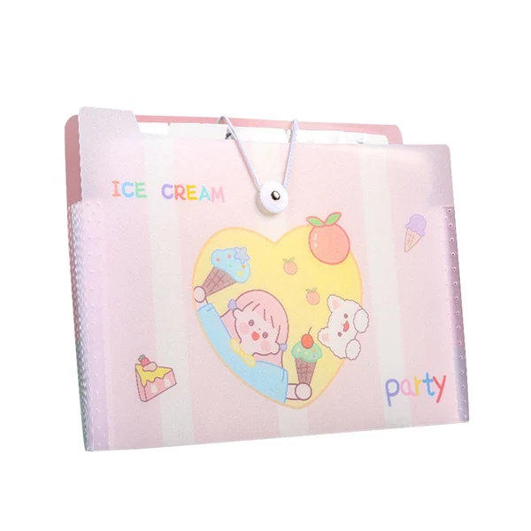 Quality Maxbell A4 File Organizer File Folder Paper Holder Document Manager School Supplies 12 Tier Ice Cream Verified
