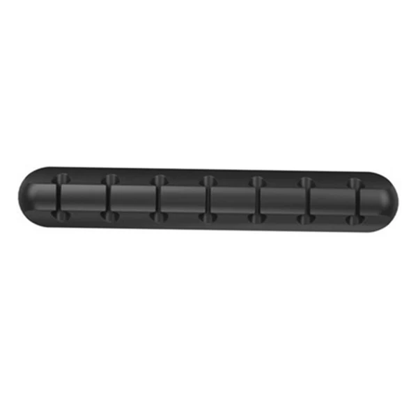 Eco-Friendly Maxbell Cord Holder Tidy Management Wire Holders Winder Flexible for Earphone Home 7 Solt Black Classic
