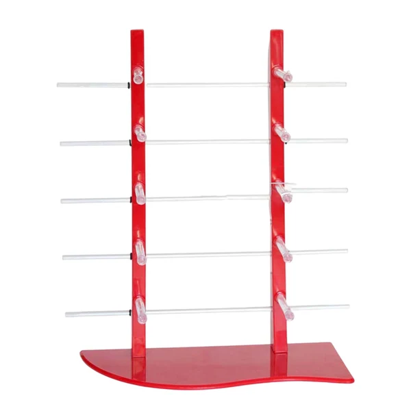 Reliable Maxbell Glasses Show Stand 5 Layers Sunglasses Holder for Shop Home Decor Counter Red Expertly Made