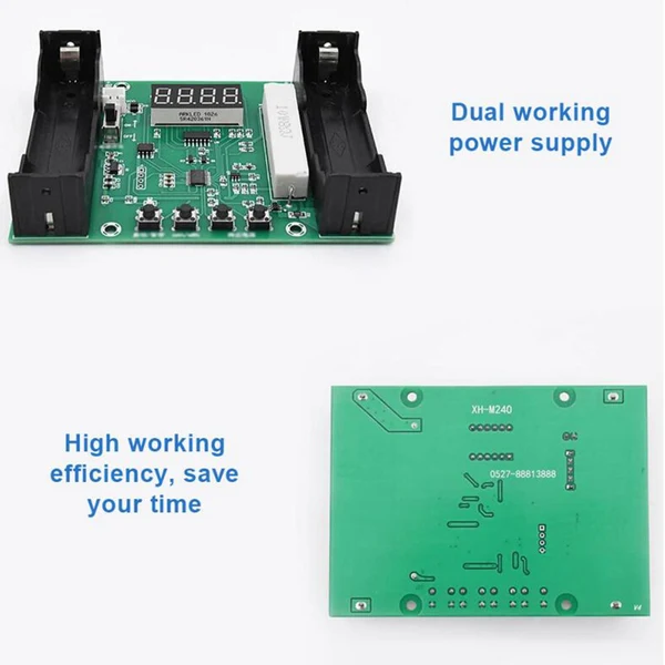 Elegant Maxbell Battery Capacity Tester MAh MWh for 18650 Lithium Battery Digital Solid