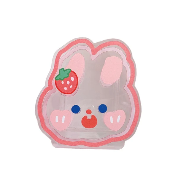 Relaxed Maxbell Cute Clear Pen and Pencil Holder Stand School Stationery Acrylic for Desk Rabbit A Elegant
