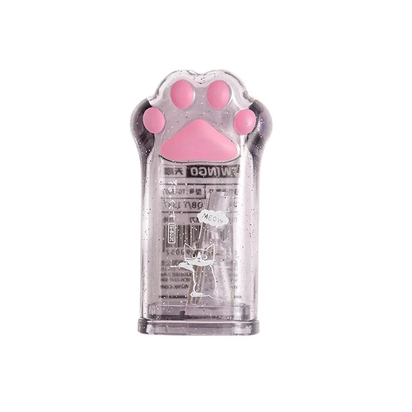 Solid Maxbell Lovely Cat Paw Manual Pencil Sharpener Fast Sharpen Student Office Supplies Grey Exclusive