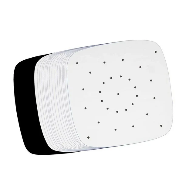 User-Friendly Maxbell Air Fryer Lining Paper 100 Pack Perforated Parchment Steam Paper Square 22cm Lightweight