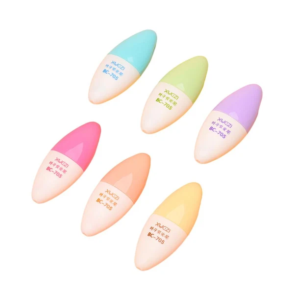 First-Class Maxbell 6 Pcs Cartoon Mini Highlighters Pens Set Marker Graffi Color Pens for School B Carefully Designed
