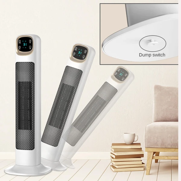 Exclusive Maxbell Tower Space Heater PTC Ceramic Heating for Traveling Home 12H Timer Breathable