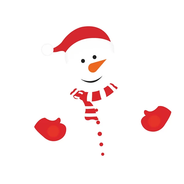 Practical Maxbell Snowman Refrigerator Sticker Expression Waterproof Christmas Decor CT003 World-Class