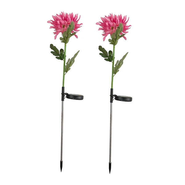 Specialty Maxbell Solar Powered Light Walkway Path Ground Landscaping Led Stake Lights Pink Trendy
