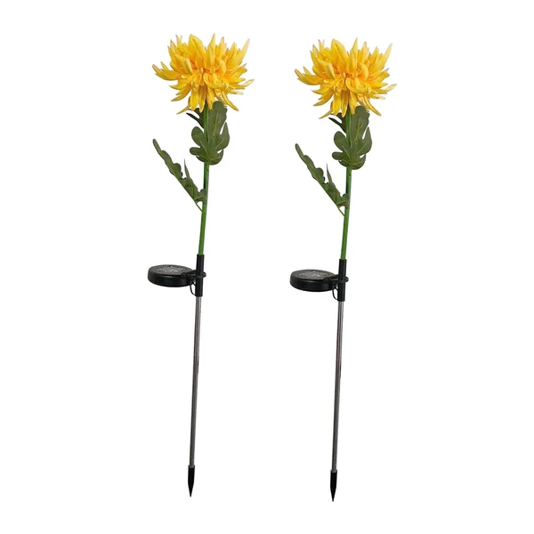 Eco-Friendly Maxbell Solar Powered Light Walkway Path Ground Landscaping Led Stake Lights Yellow Quality
