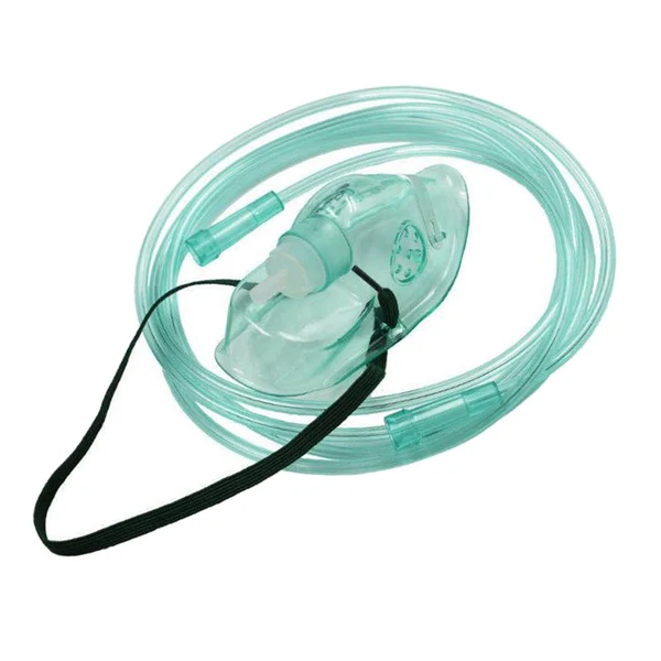 Luxury Maxbell Oxygen Mask with 5.25ft Tubing Kids Adult Adjustable Elastic Strap Medium Refined
